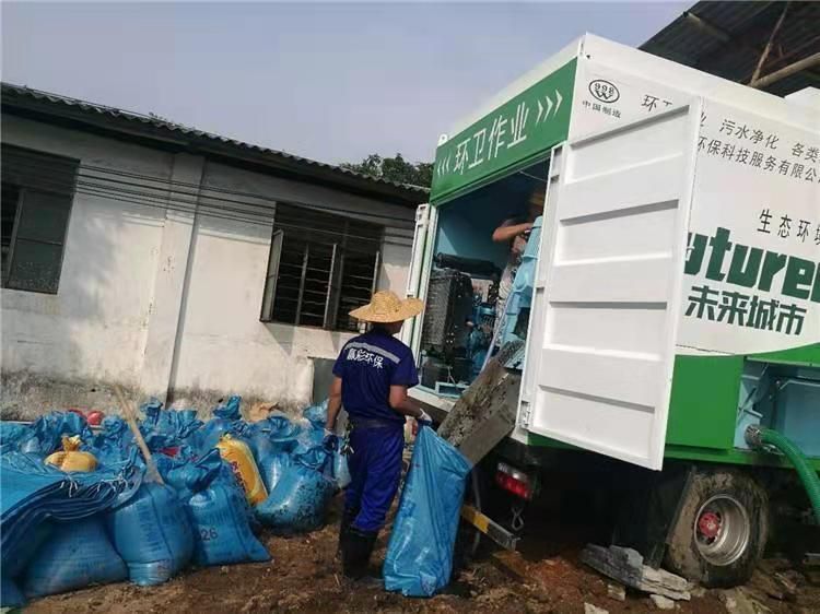 汕尾工业污泥压干处理